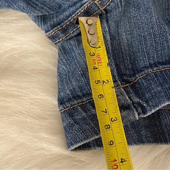 Old Navy Shorts Women’s Size 16 Blue Jean Double Button‎ Fly Zip - Picture 6 of 11